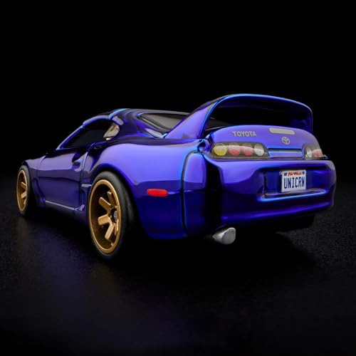 Hot Wheels 1997 Toyota Supra Blue RLC miniatura 3