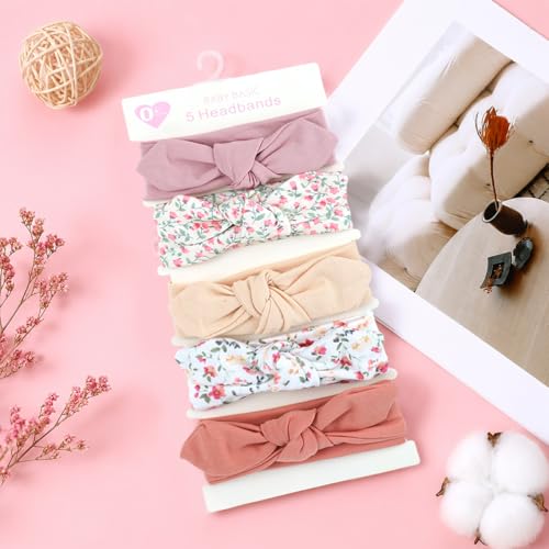 Image of SNOWIE SOFT Baby Headbands Soft Stretchy Baby Girl Bows Newborn