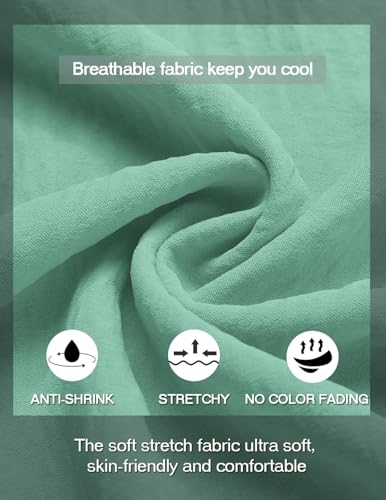 Image of Bellstone Men's Cotton Blend Solid Regular Fit Full Sleeve Short Kurtas | Men's Trendy Short Kurta | Ethnic Stylish Casual Lightweight Summer Kurta for Daily and Occasion Use