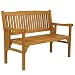 Produktbild Klappbank Folding Chair Gartenbank 2-Sitzer klappbar Holz Akazie Garten Balkon