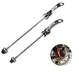 Alto rendimiento: arandelas de alta calidad, resistentes a altas temperaturas y a la abrasión, duraderas. La bicicleta de montaña Quick Release funciona perfectamente para un rendimiento óptimo y una máxima seguridad y durabilidad.