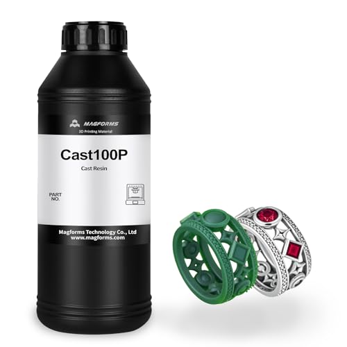 Cast100p Castable 3d Printer Resin 405nm Uv Curing High Precision For Jewelry...