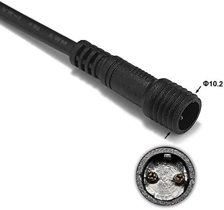 Electrical Equipments - 300pairs 2 Core Pin Waterproof Connector Cable 0.3mm Power Extension Wires For 5050 LED Strip Landscape Light Power Battery Case - (transparent, Line Connector, Pins: 3P)