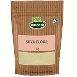 SOYA Flour 1kg, Dried Soy Powder, Heat Treated, High Protein by Hatton Hill