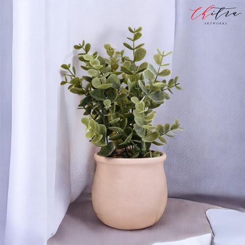Image of Chitra Artificial Fern Plant with Pot for Home, Office, Living Room & Counter Decoration | Realistic Faux Greenery for Indoor Use | Durable Plastic Pot (2)