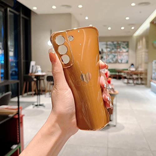 Coque Samsung A53 A13 A12 CLLDY motif cœur bleu clair silicone - 5