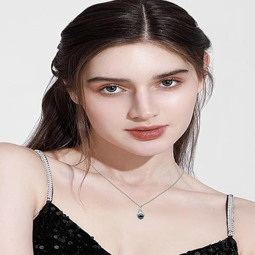 Gift for Wife Women AAAAA Grade Natural Tahitian Black Pearl Necklace Moissanite 18K gold Plated S925 Sterling Silver Anniversary birthday Wedding Mothers Day Gift for Wife Women Mom Girlfriend Friends Daughter Adjustable Chain2