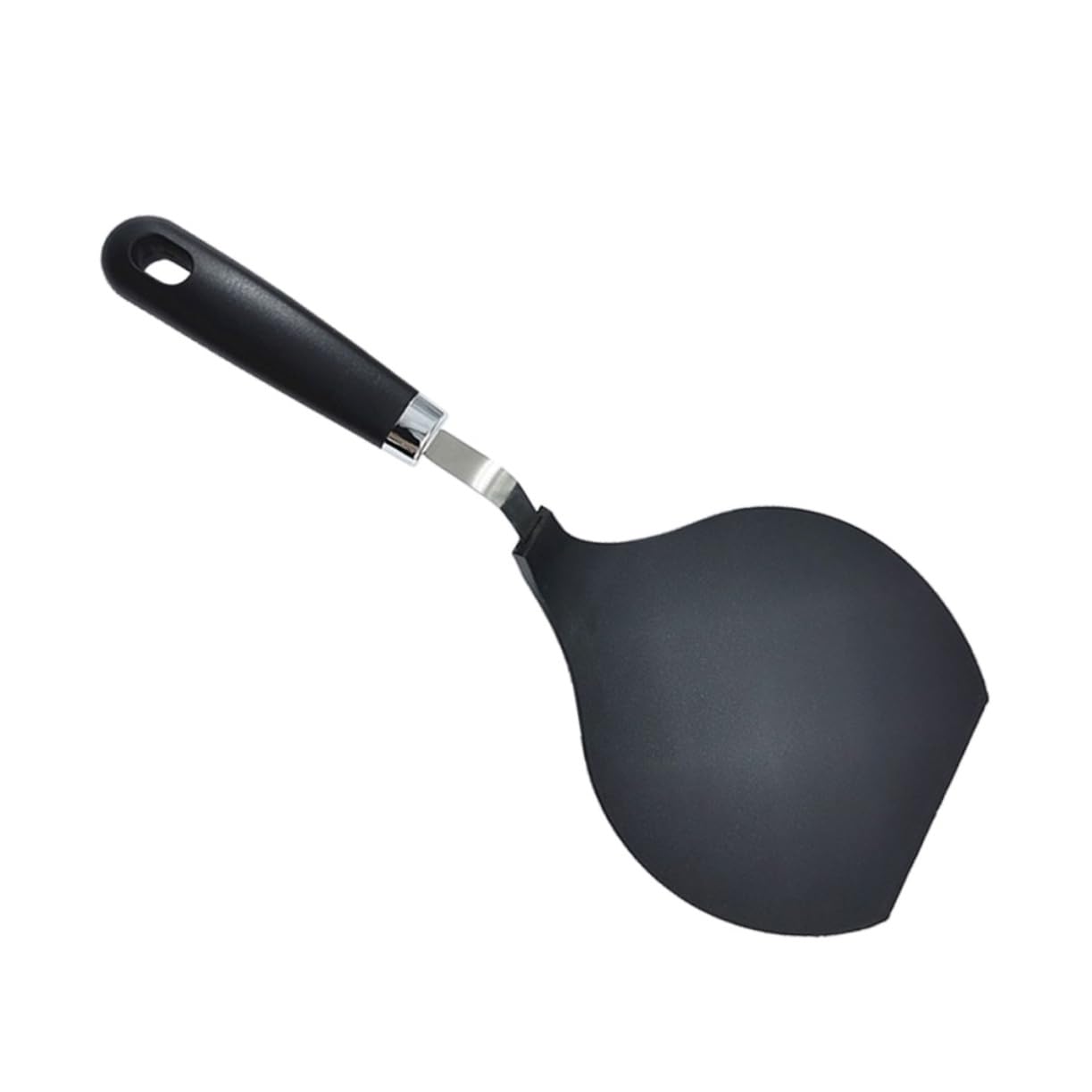 Spatola Nera Resistente al Calore, Antiaderente, in Nylon
