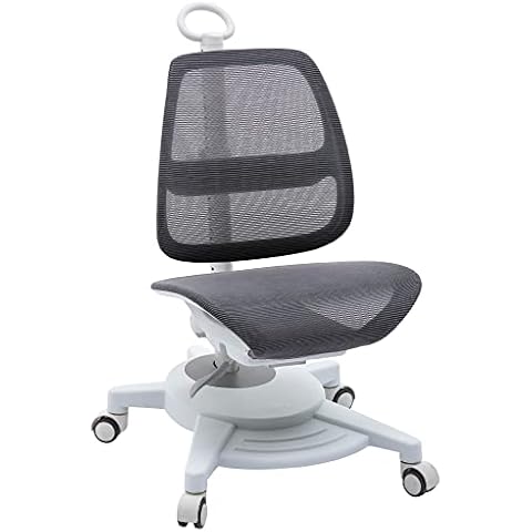 DYHOME Ergonomischer Kinder-Schreibtischstuhl, Kinder-Stuhl, atmungsaktives Kissen und Rückenlehne Cover