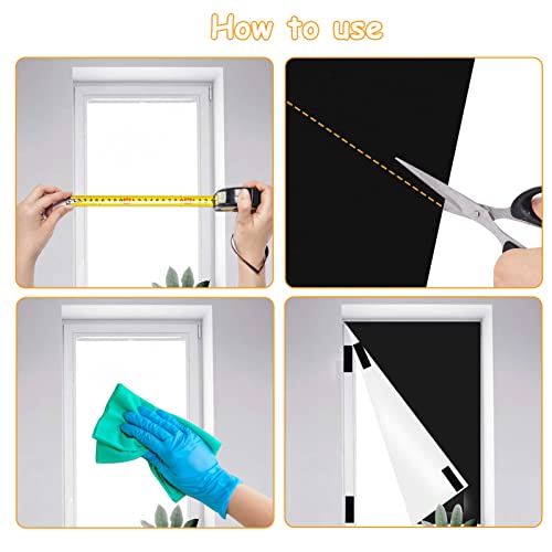 Portable Blackout Blinds, 150 * 200CM Blackout Material Temporary Blackout Blinds Stick On Window No Drill Blackout Blinds with Self Adhesive Fasteners for Nursery Bedroom and Travel - Cosy Home Interiors Portable Blackout Blinds, 150 * 200CM Blackout Material Temporary Blackout Blinds Stick On Window No Drill Blackout Blinds with Self Adhesive Fasteners for Nursery Bedroom and Travel - Image 4