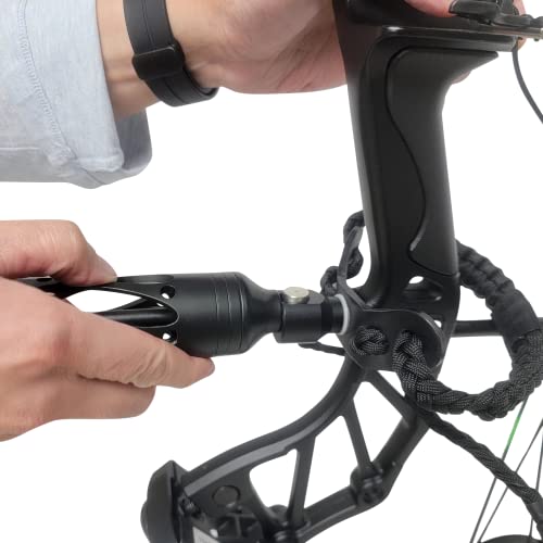 Southland Archery Supply Aluminum Bow Stabilizer V-Bar Mount With Side Bar Quick Disconnects And Micro Adjustments For Olympic Recurve Bow Or Target Compound Bow (Quick Disconnect - Standard) #TOP7