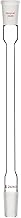 stonylab Air Condensation Tube, Borosilicate Glass Reflux Condenser with 24/40 Standard Joint 200 mm Jacket Length, 16 mm Diameter Lab Glass Condenser for Distillation Experiment