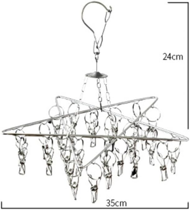 Star Shape Sock Drying Rack, Stainless Steel Multi Use Laundry Hanger