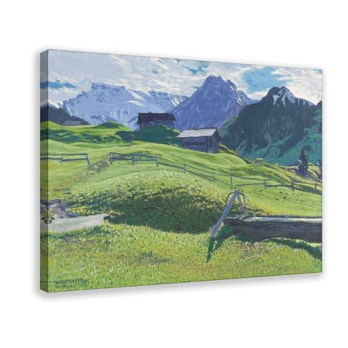 Tableau Alpes suisses sur toile de qualite Waldemar Fink Herbststimmung