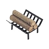 Mini modèle de porte-bois de chauffage : modèle de mini porte-bois de chauffage exquis et élégant qui est fait de matériaux de première qualité, et décoratif, petit porte-bois de chauffage de maison de poupée