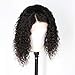 RULINDA Short Curly Wig Human Hair Brazilian Lace Front Human Hair Wigs With Baby Hair Pre Plucked Bleached Knots (10inch)