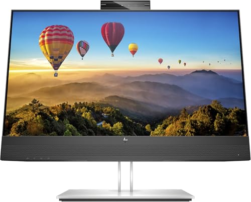 HP E24m G4 Conferencing - E-Series - LED-Monitor - 23.8 - 1920 x 1080 Full HD @ 75 Hz - IPS - 300cd/m² - 1000:1-5ms - HDMI, DisplayPort, USB-C - Lautsprecher - Silber (Halter), schwarzer Kopf