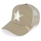 VINTAGE HAVANA Trucker Hats Women | Mesh Adjustable Snapback Hat | Men & Women Cute Trendy Fashion Baseball Cap One Size Khaki/Washed Gold
