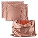 BlesMaller Custodia in tessuto per custodia antipolvere in seta, con coulisse, per set di 2 set di scarpe per borsa in pelle(60 * 50cm)