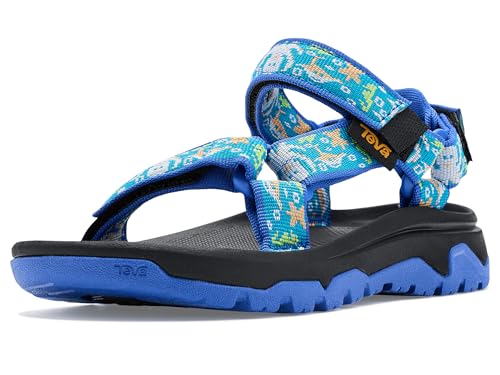 Image of Teva Kids Hurricane XLT Walking Sandals - Ocean Creatures Dazzling Blue - 12