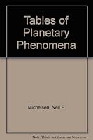 Tables of Planetary Phenomena 0935127089 Book Cover