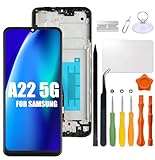 for Samsung Galaxy A22 5G Screen Replacement LCD Display with Frame for Samsung A226 LCD Screen A226B A226B/DS A226BR A226L Touch Digitizer Assembly with Repair kit (Not A22 4g)