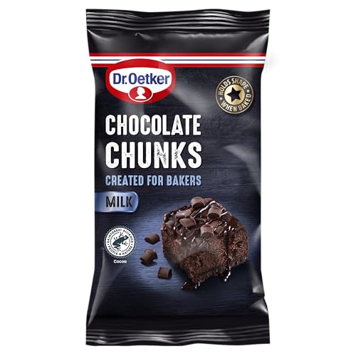 Dr. Oetker Milk Chocolate Chunks 100g