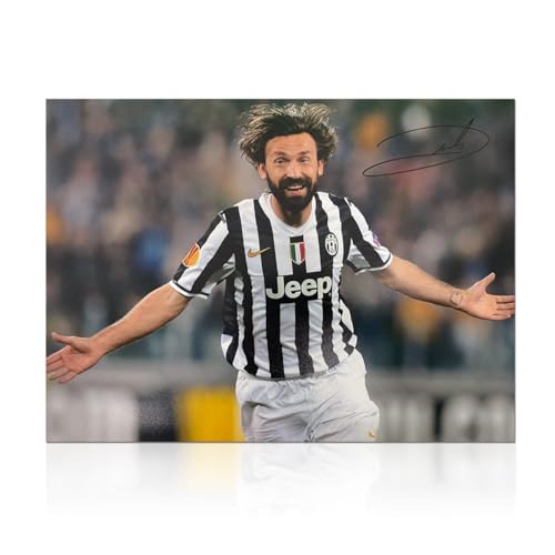 Exclusive Memorabilia Andrea Pirlo Signed Soccer Photo