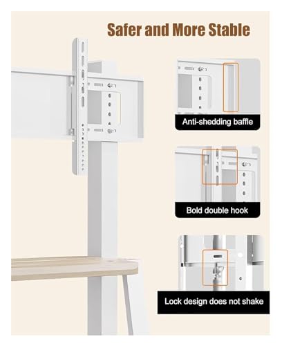 Soporte móvil para TV de 32-75 pulgadas con ruedas miniatura 7