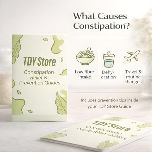 Constipation Relief 7.5Mg Tablets Adult - 4 Pack Tdy Bundle Including Constipation Relielf & Prevention Guides + Stool Chart & Recording - For Adult Use - 3