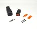 Deutsch DTM Black 2-pin Connector Kit with 20 Gauge Solid Contacts