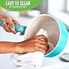 GreenLife Soft Grip 1QT and 2QT Saucepan Set, Healthy Ceramic Nonstick, Non Toxic PFAS & PFOA-Free, Dishwasher Safe, Glass Lids, Stay-Cool Handles, Easy Clean Cookware, Kitchen Essentials, Bright Blue #5