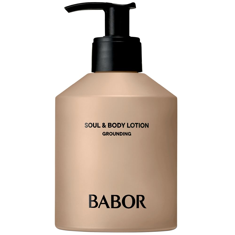 BABOR Soul & Body Lotion | Schnelleinziehende Körperpflege, Beruhigende Hautmilch, Körpercreme Für Trockene Haut, Hautstraffende Feuchtigkeitscreme, Vegane Ceramide | 250 ml
