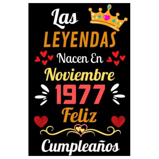 Regalo de 45 Cumpleaños Para Hombre : Las Leyendas Nacen en Noviembre 1977: Regalos de Cumpleaños Vintage Para El Marido Hermano Papá Amigos, Cumplir ... en Noviembre de 1977, Cuaderno de Cumpleaños.