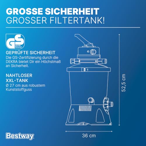 Bestway Sandfilteranlage 3.028 l/h, 85 W
