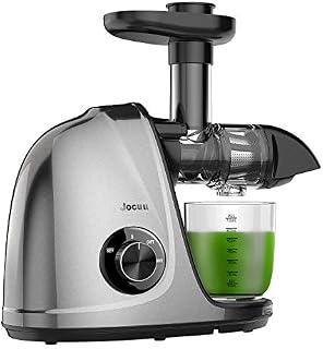 Juicer Machines, Jocuu Slow Masticating Juicer Extractor with 2-Speed Settings, Cold Press Juicer