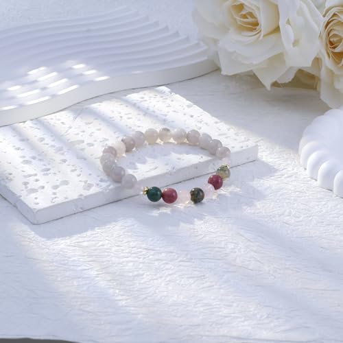 ARHTF Fertility Bracelets for Women Halthy Pregnancy Bracelet Fertility Crystals Pregnancy Support Fertility Gifts Congrats On Pregnancy Gift3