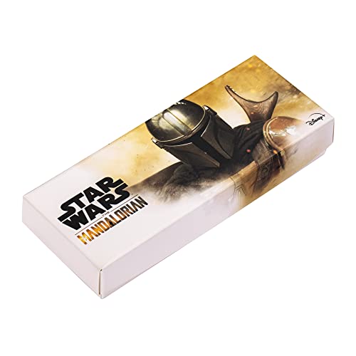 Image of Star Wars The Mandalorian Kids' Plastic Time Teacher Analog Quartz Silicone Strap Watch