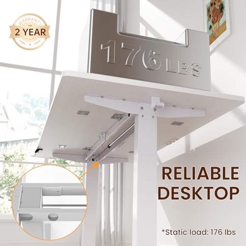 Electric standing desk adjustable