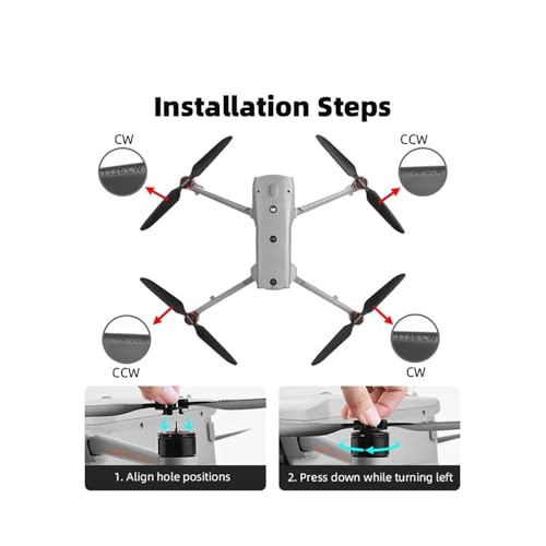 Hélice pour drone Max 4T : accessoires ailes pliables légères - 4
