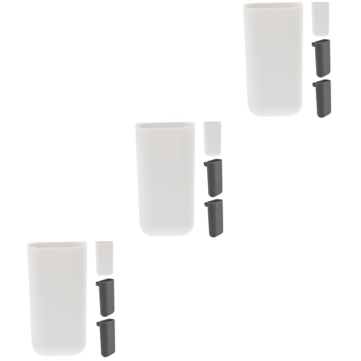 Organisateur de crayons LALAFINA auto-adhésif pour bureau (lot de 12 pcs)