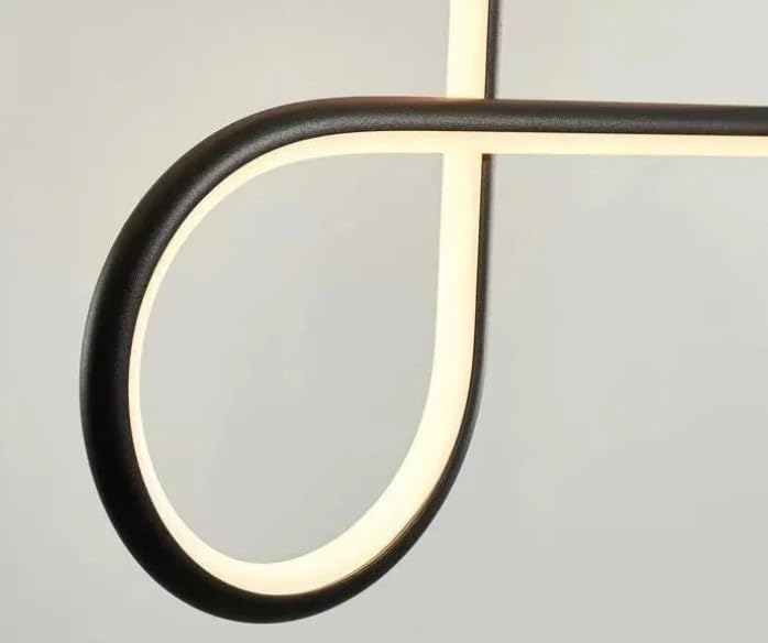 Lustre moderne lumière froide suspension design à intensité variable