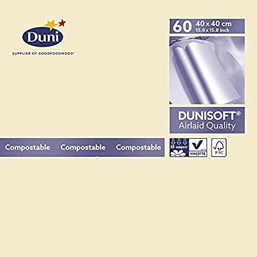 Duni Klassik-Servietten Champangne – 50 Stück, 40x40 Cm, 4-lagig, 1/4 Falz, Aus Tissue