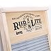 Lehman's Galvanized Steel Manual Washboard, Rub-Lite, Wavy, V Crimp, for Function, Decor, or Music, 23.75 in x 12.5 in