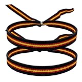 cotigo PARK 2 Pulseras Policía Nacional Ajustables de Cinta Tela – Pulsera Bandera España Roja Amarilla – Pulsera Unisex Hombre Mujer – Regalo Patriótico España (Policia Nacional 1)