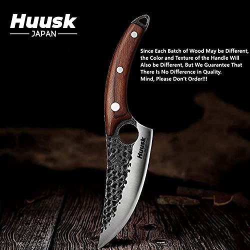 Smith Chu Gift for Men Viking Knife Hand Forged High Carbon Steel Japan Chef Knives for BBQ Meat Vegetables Cutting