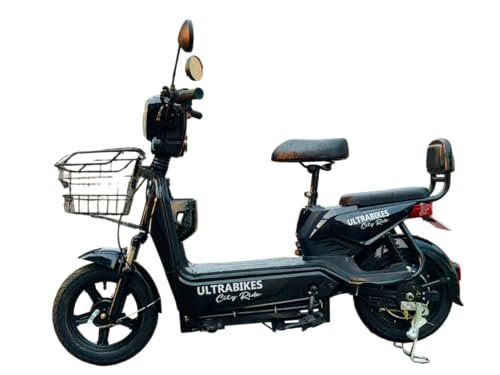 Ultrabikes City Ride Moped | 550 watt Motor | 48V 18Ah Lithium Ion Battery | NO DL Required | 40 Top Speed | Digital Display | 2 Year Warranty | 3 Speed Modes
