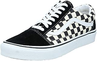 Vans Unisex Checkerboard Old Skool Lite Blk/White Checkerboard Slip-On - 6.5