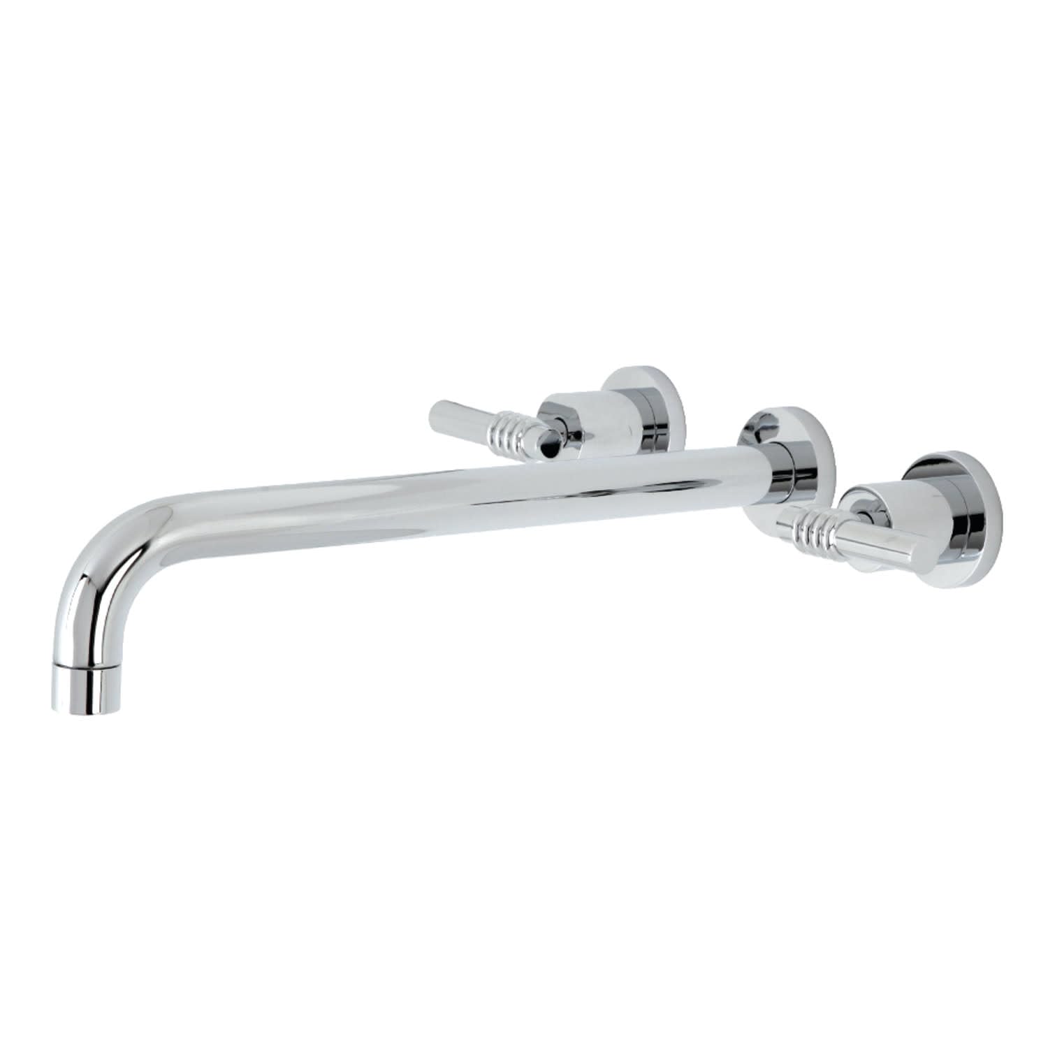Mitigeur baignoire mural gain de place Kingston Brass Milano pour remplacer un robinet usé