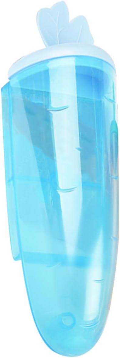 Attach Carrot-Shaped Pet Water Feeder for Guinea Pigs Chinchillas Non- Hanging Water Dispenser for Drinking for Animal Cages